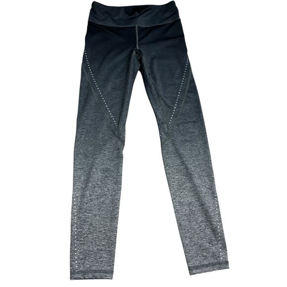 Peloton Size Small Athletic Legging Gray Heathered Ombre Spandex Stretch Reflect - Picture 4 of 8
